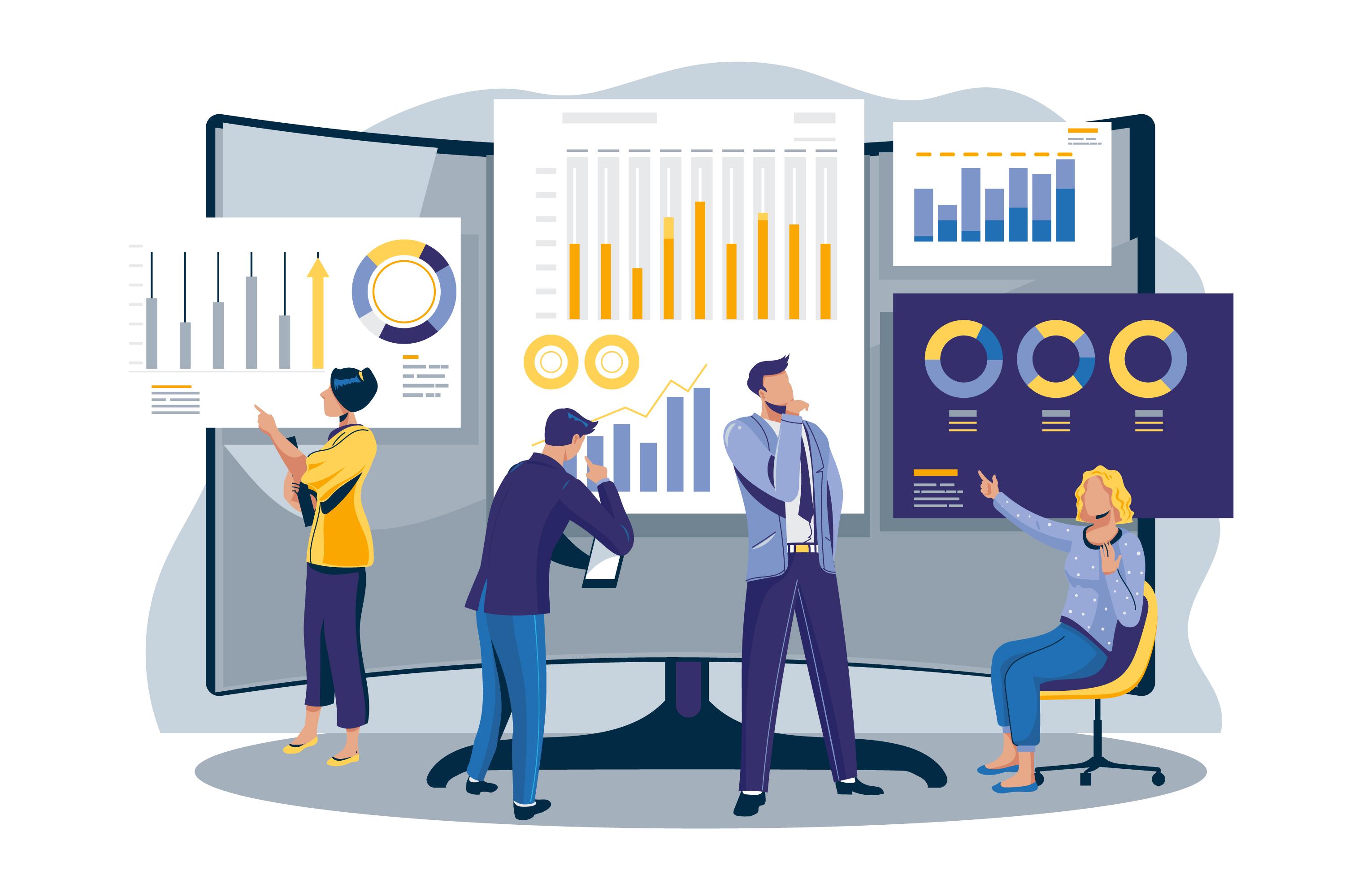 Gráfica de análisis de datos